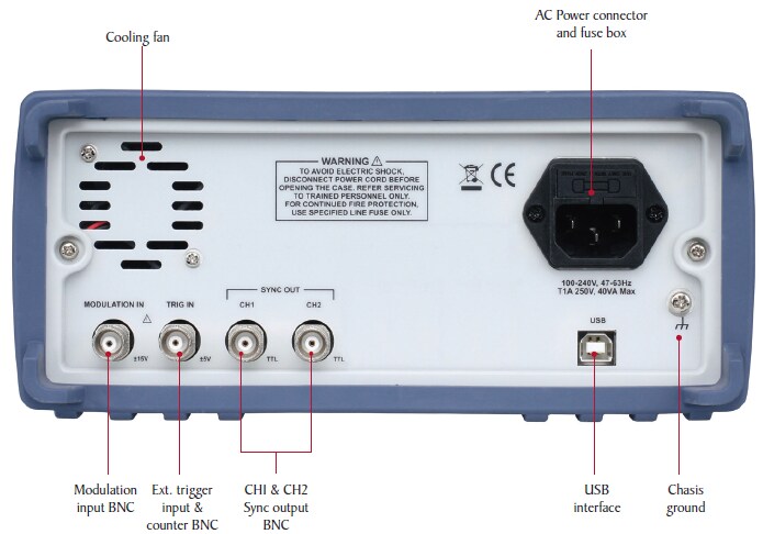 B&K Precision 4047B Dual Channel Function/Arbitrary Generator